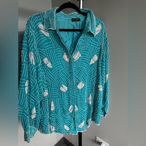 Beaded oversized jacket